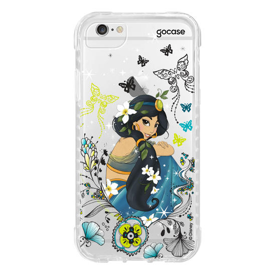 Capinha para celular  Princesas - Jasmine & Butterfly