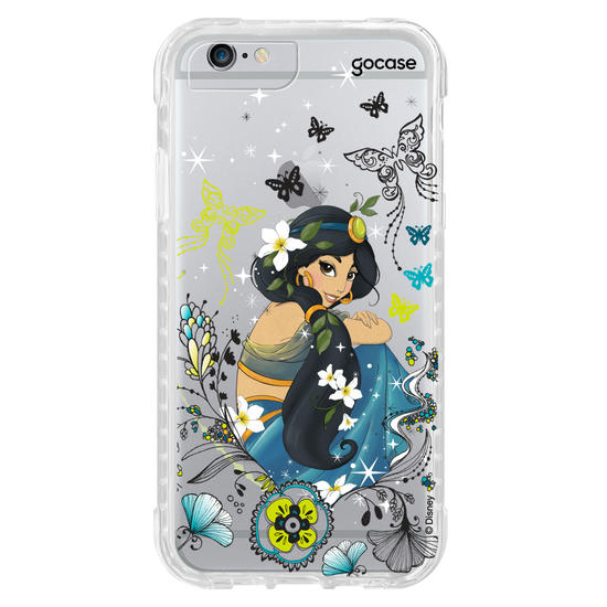 Capinha para celular  Princesas - Jasmine & Butterfly