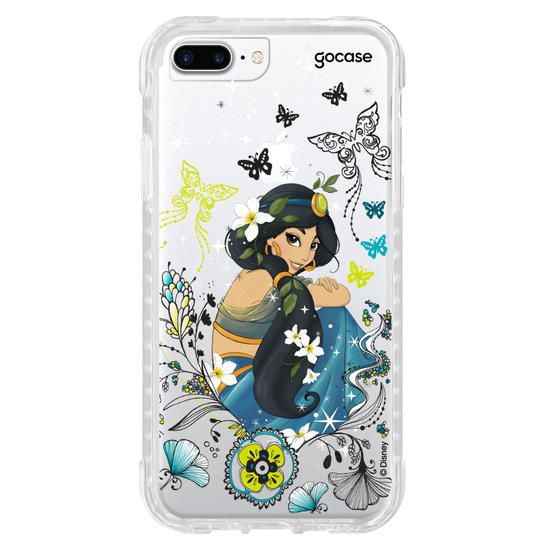 Capinha para celular  Princesas - Jasmine & Butterfly