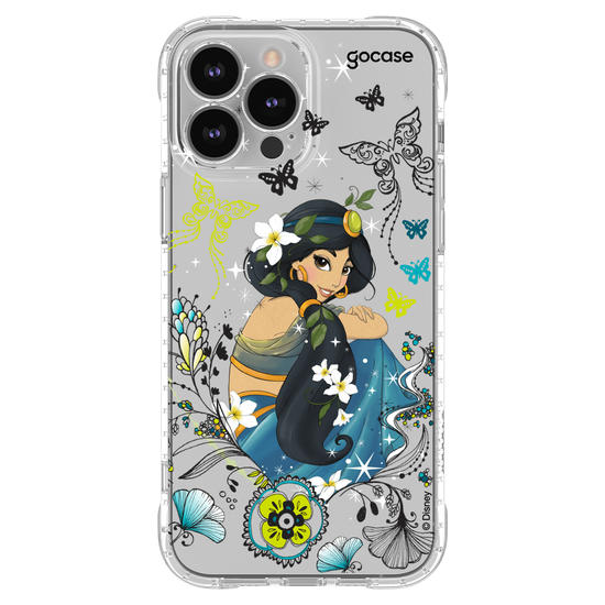 Capinha para celular  Princesas - Jasmine & Butterfly