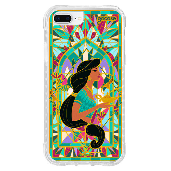 Capinha para celular  Princesas - Jasmine Vitral