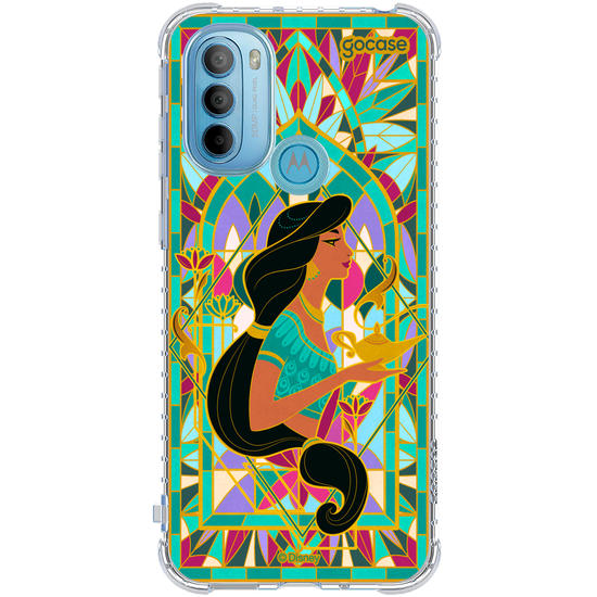 Capinha para celular  Princesas - Jasmine Vitral