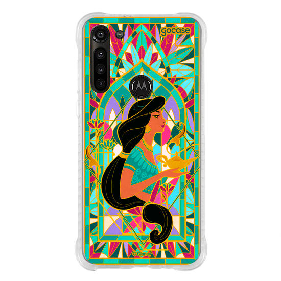Capinha para celular  Princesas - Jasmine Vitral