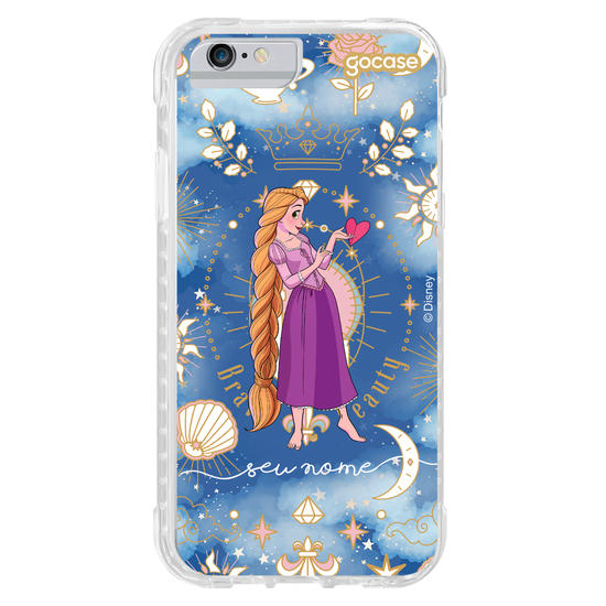 Capinha para celular Disney - Princesas - Rapunzel Brave and Beauty