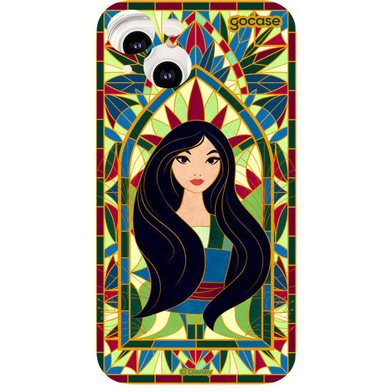 Capinha para celular  Princesas - Mulan Vitral