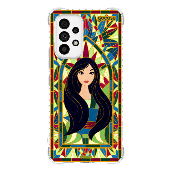 Capinha para celular  Princesas - Mulan Vitral