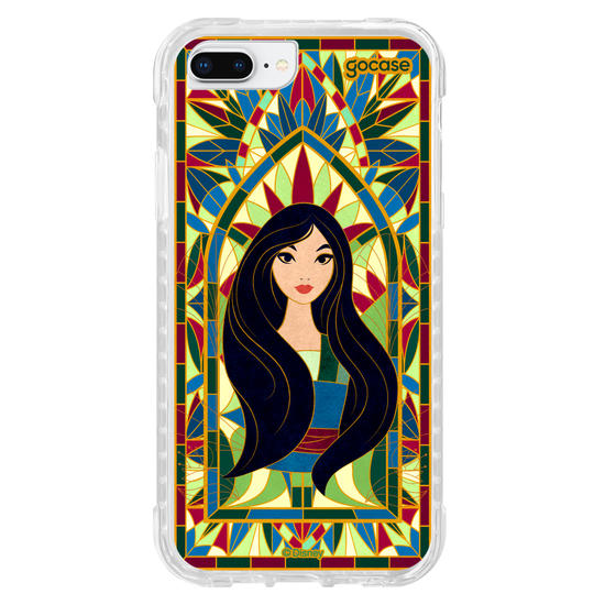 Capinha para celular  Princesas - Mulan Vitral