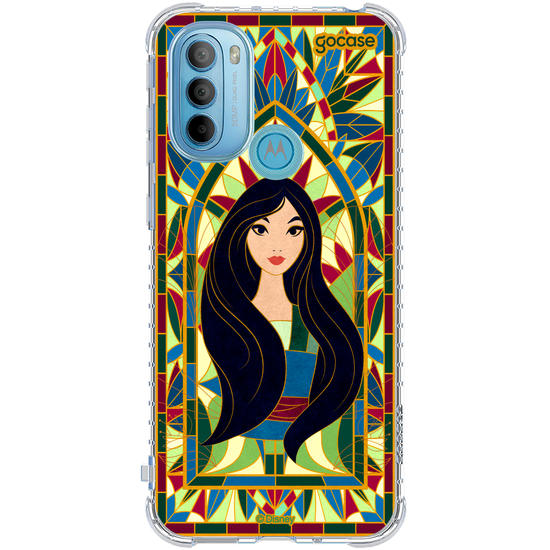Capinha para celular  Princesas - Mulan Vitral