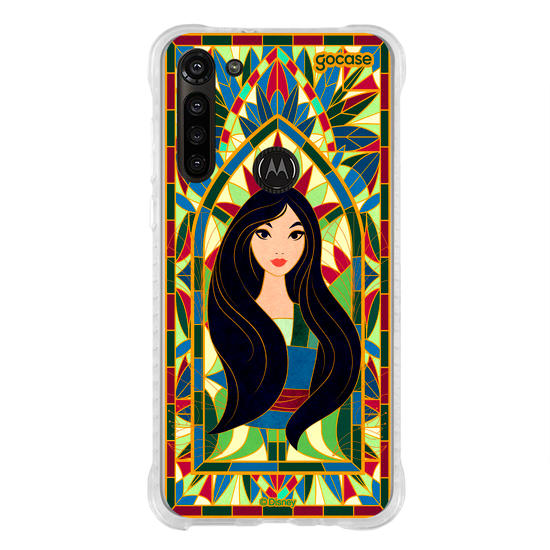 Capinha para celular  Princesas - Mulan Vitral