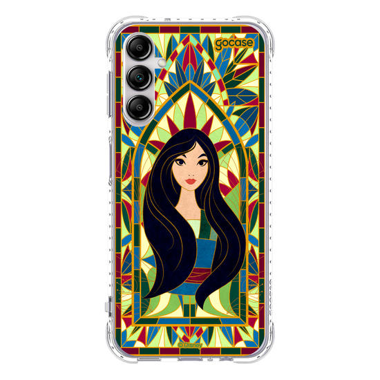 Capinha para celular  Princesas - Mulan Vitral