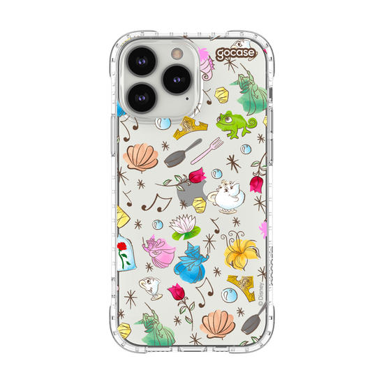 Capinha para celular  Princesas - Elementos Aquarelados