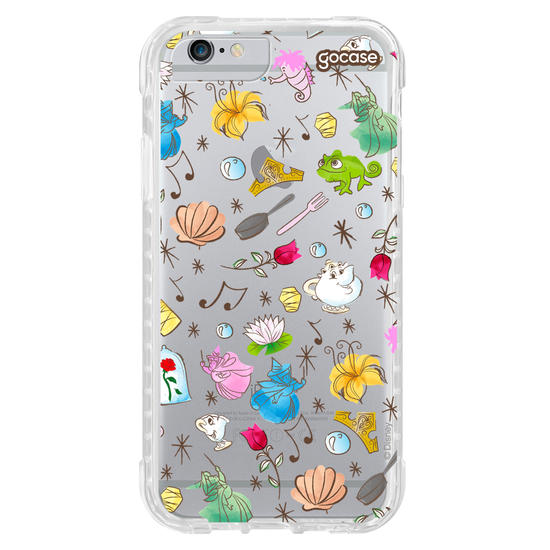 Capinha para celular  Princesas - Elementos Aquarelados