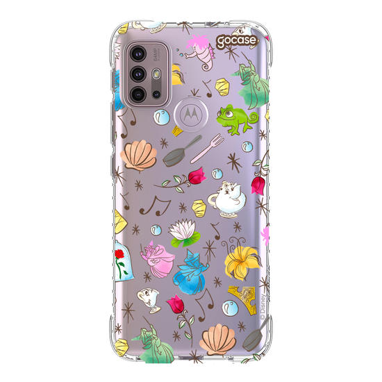 Capinha para celular  Princesas - Elementos Aquarelados
