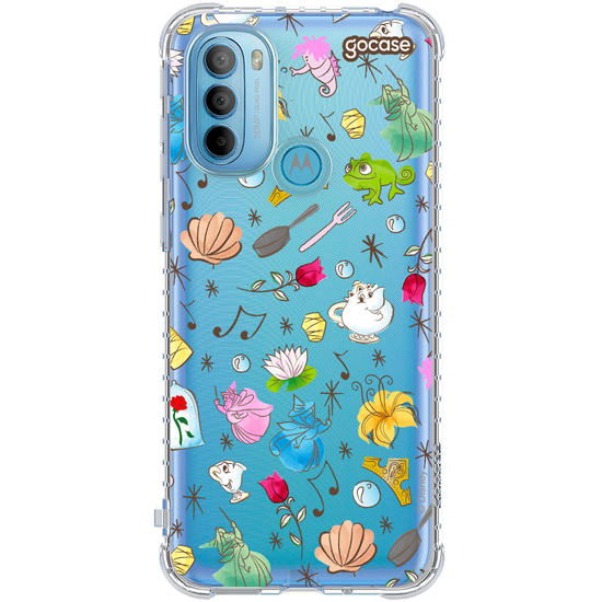 Capinha para celular  Princesas - Elementos Aquarelados