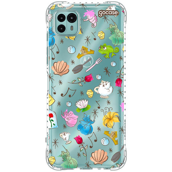 Capinha para celular  Princesas - Elementos Aquarelados