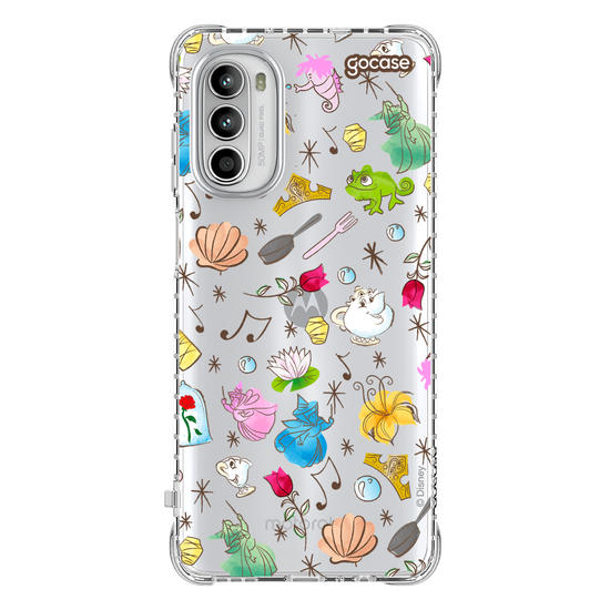 Capinha para celular  Princesas - Elementos Aquarelados