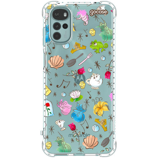 Capinha para celular  Princesas - Elementos Aquarelados