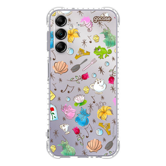 Capinha para celular  Princesas - Elementos Aquarelados