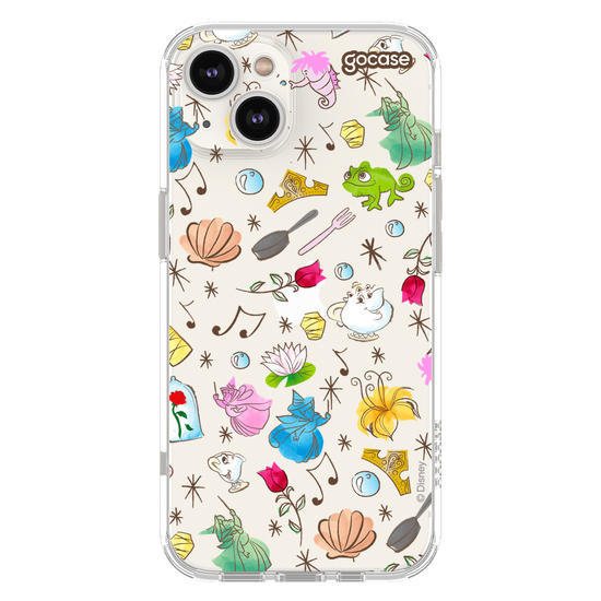  Princesas - Elementos Aquarelados