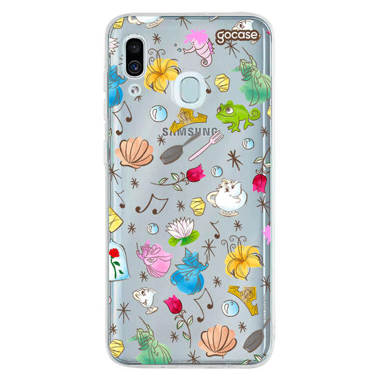  Princesas - Elementos Aquarelados