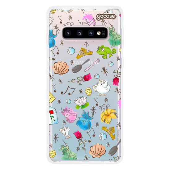  Princesas - Elementos Aquarelados