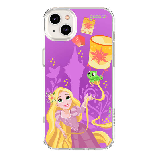 Capinha para celular  Rapunzel, Pascal e Lanternas