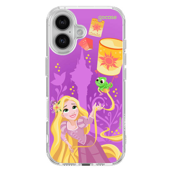 Capinha para celular  Rapunzel, Pascal e Lanternas