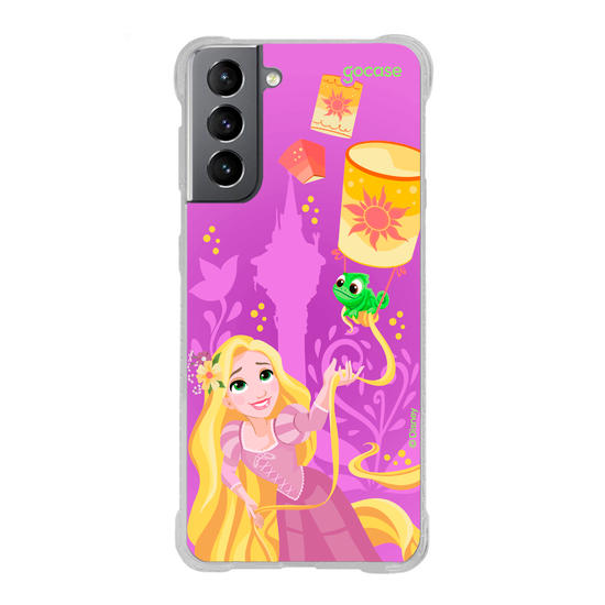 Capinha para celular  Rapunzel, Pascal e Lanternas