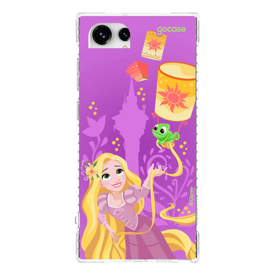 Capinha para celular  Rapunzel, Pascal e Lanternas