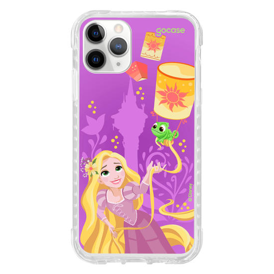 Capinha para celular  Rapunzel, Pascal e Lanternas