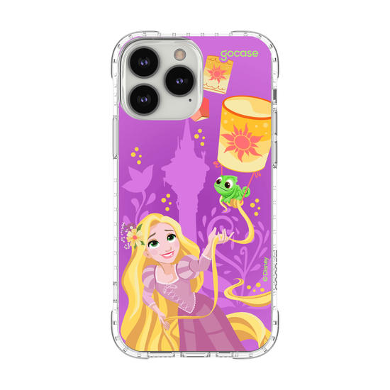 Capinha para celular  Rapunzel, Pascal e Lanternas