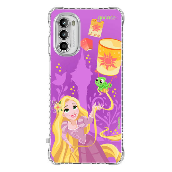 Capinha para celular  Rapunzel, Pascal e Lanternas