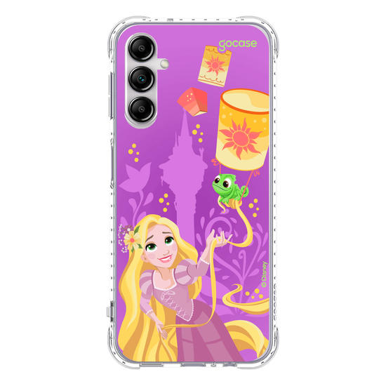 Capinha para celular  Rapunzel, Pascal e Lanternas