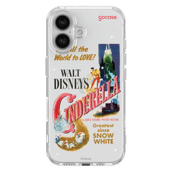 Capinha para celular  Cinderela - Vintage