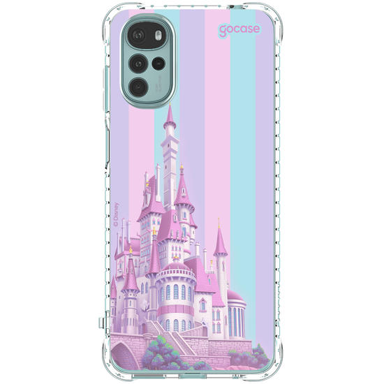 Capinha para celular  Castelo Encantado em Tons Pstéis
