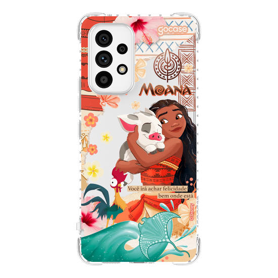 Capinha para celular  Princesas - Moana Colagem