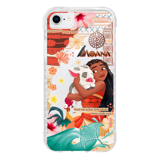 Capinha para celular  Princesas - Moana Colagem