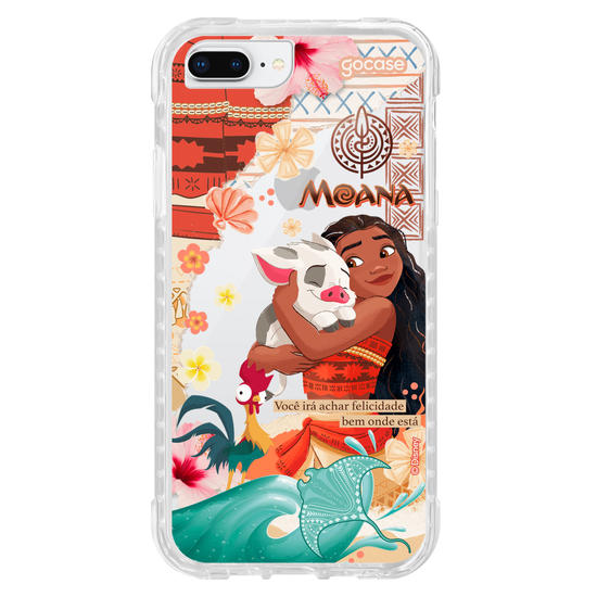 Capinha para celular  Princesas - Moana Colagem