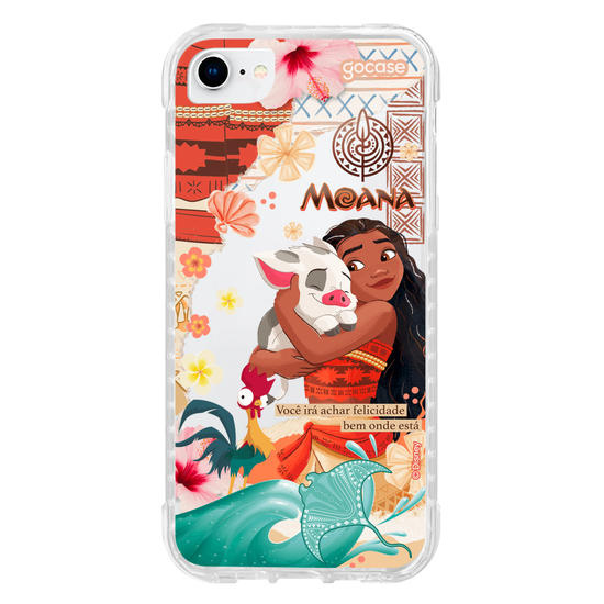 Capinha para celular  Princesas - Moana Colagem