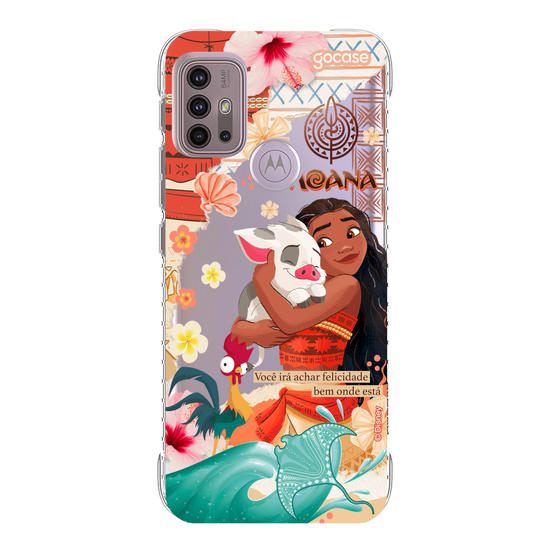 Capinha para celular  Princesas - Moana Colagem