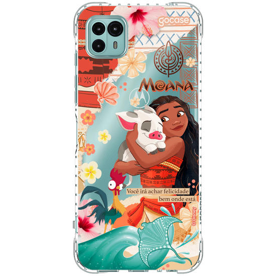 Capinha para celular  Princesas - Moana Colagem