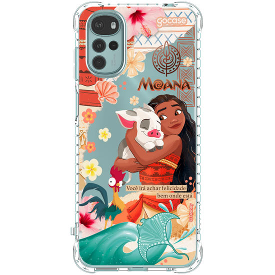 Capinha para celular  Princesas - Moana Colagem