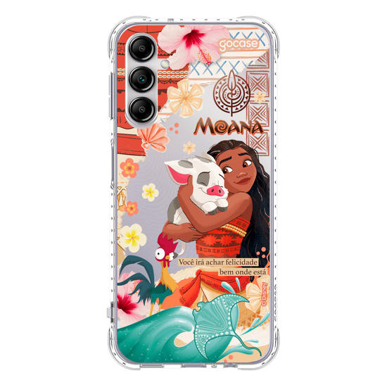 Capinha para celular  Princesas - Moana Colagem