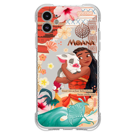 Capinha para celular  Princesas - Moana Colagem
