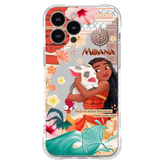 Capinha para celular  Princesas - Moana Colagem