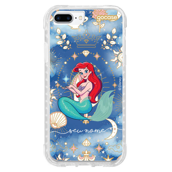 Capinha para celular Disney - Princesas - Ariel Brave and Beauty