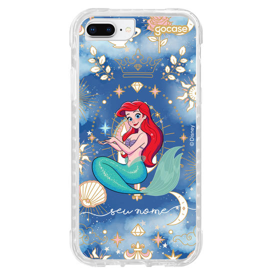 Capinha para celular Disney - Princesas - Ariel Brave and Beauty