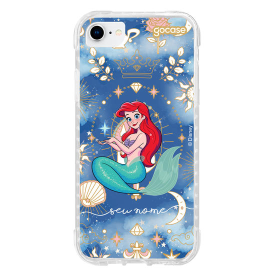 Capinha para celular Disney - Princesas - Ariel Brave and Beauty