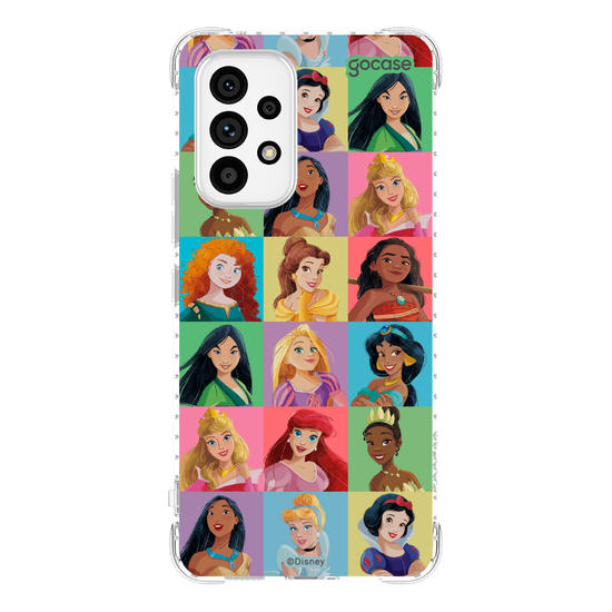 Capinha para celular  Xadrez de Princesas