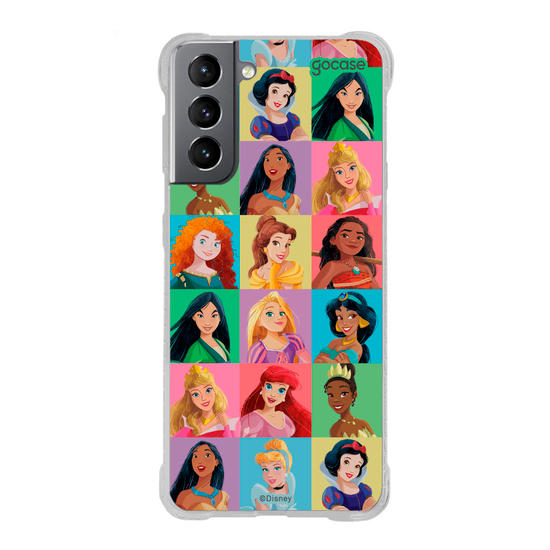 Capinha para celular  Xadrez de Princesas